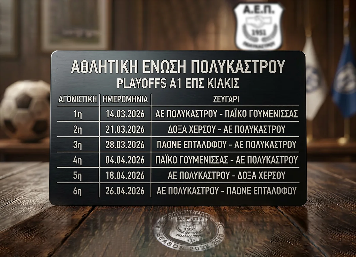 Το πρόγραμμα των Play-Offs